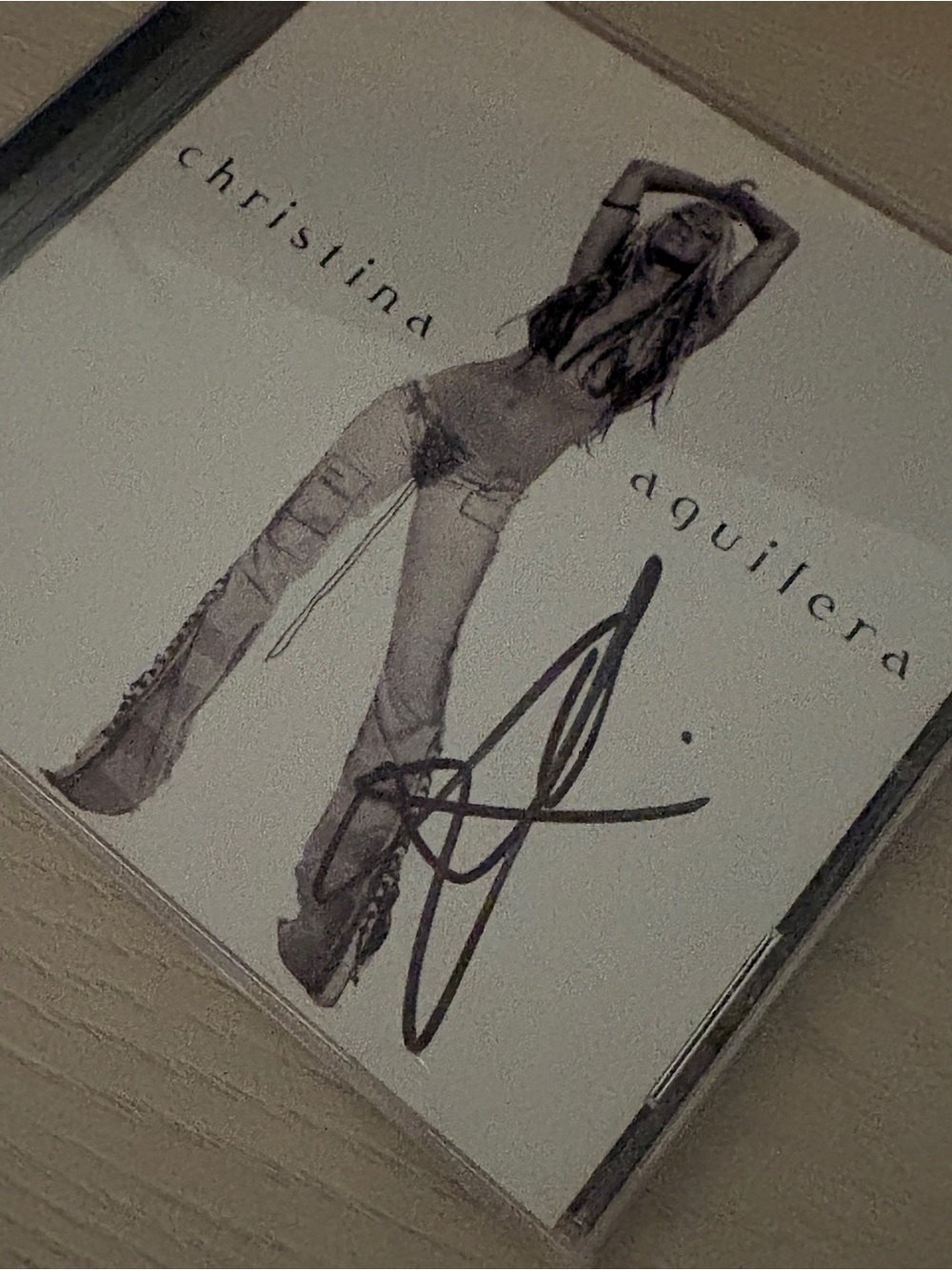Christina Aguilera Autographed “Stripped” CD